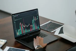 Forex trading with low Spreads shown on chart
